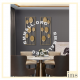 Calophaca Pear Blossom Vivid Ginkgo Biloba Leaves Modern Ins Nordic Light Luxury Elegant Gold European Style Living Room Bedroom