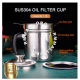 RAEDY STOCK 1.8L Kitchen Stainless Steel Oil Filter Strainer / Oil Filter Pot / Bekas Penapis Minyak 304 Oil Pot Filter