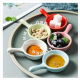 [M'sia] Ready Stock Ceramic tableware, Candy color, soy sauce plate, vinegar plate, mini salad plate