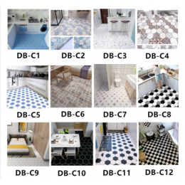 【Thicker】Wallpaper Waterproof Floor Rugs & Carpets Stickers Self Adhesive Imitation carpet home renovation DIY Bathroom Bedroom