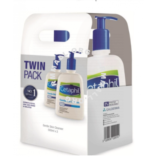 CETAPHIL Gentle Skin Cleanser Twinpack 2 x 500ml