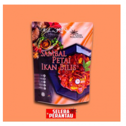Sambal Petai Ikan Bilis travel ready to eat sambal petai halal product malaysia makanan melayu travel meal ikan instant