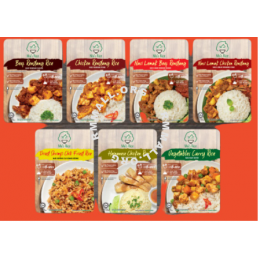 Ma's Rice Halal Ready to Eat Instant Rice - MCO, Vacation, Outstation, Travel, Camping, Hiking, Picnic, Quarantine