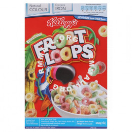 Kellogg's Froot Loops Breakfast Cereal 350g