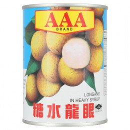 AAA Longans in Heavy Syrup 565g