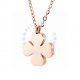 CELOVIS - Destiny Four Leaf Clover Necklace in Rose Gold
