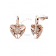 Her Jewellery Gusto Earrings (Rose Gold) with 18K Gold Plated