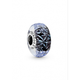 Pandora Wavy Dark Blue Murano Glass Ocean Charm