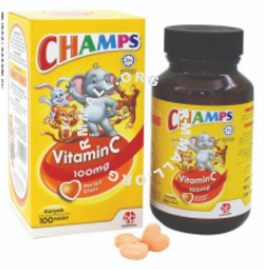 Champs Vitamin C 100mg 100 Tablets
