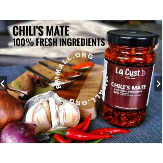Vegetarian/HALAL ☑️La Cust Sambal Garing Sauce Chili Mate Lacust sos Pedas Spicy garlic Hot Shrimp Ikan bilis