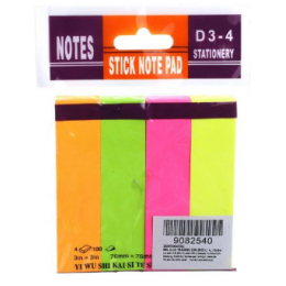 Sticky Note Pad 100pcs X 4