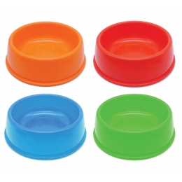 Plastic Round Pets Bowl (18.5cm x 5.5cm)