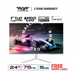 Armaggeddon Pixxel+ Pro PF24HD SS Gaming Monitor Zero Bezel Design | 24" | HDMI Input | Flat Screen