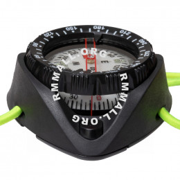 Diving compass with elastic strap