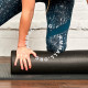 Foam roller - black/length 90 cm diameter 15 cm
