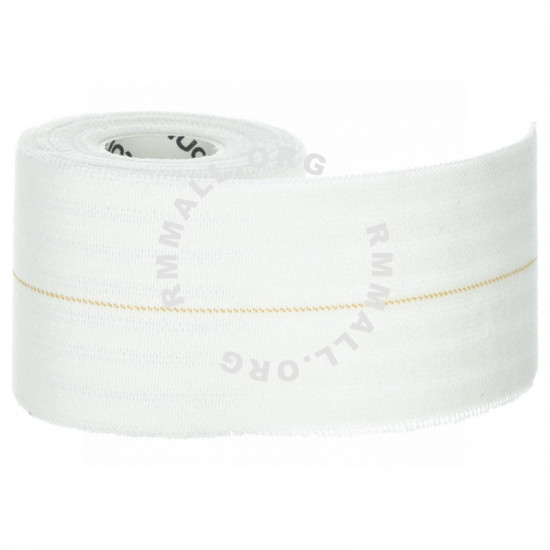 6 cm x 2.5 m elastic support strap - white.