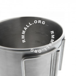 Stainless-steel hiker's camping mug mh150 (0.4 litre)