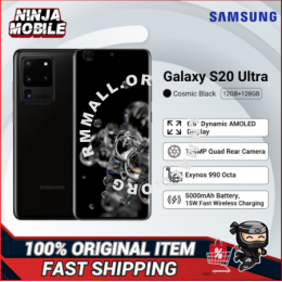 Samsung Galaxy S20 Ultra 5G /g988b Smartphone (12GB+128GB) Original Samsung Malaysia Set
