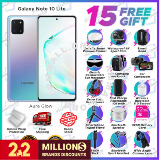 Samsung Galaxy Note 10 Lite (8GB+128GB) Original Samsung Malaysia Warranty