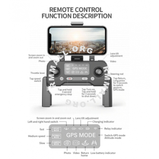 SJRC F11 4K PRO | Upgraded Version 4k Camera Drone | WIFI GPS | Anti-shake Self-Stabilizing | 2-axis Mechanical Gimbal + EIS